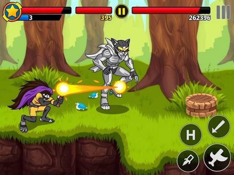 Panther S Energy Blast Gameplay Screenshot